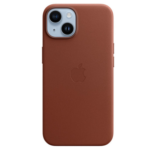 Capa de pele Apple MPP73ZM/A para iPhone 14 - Umber
