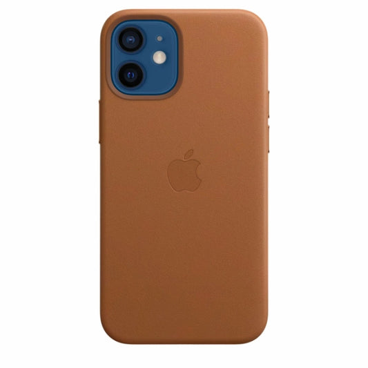 Capa de pele Apple MHK93ZM/A para iPhone 12 Mini - Castanho-Sela (Saddle Brown)