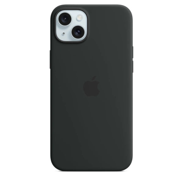 Capa de silicone Apple MT103ZM/A para iPhone 15 Plus - Preta