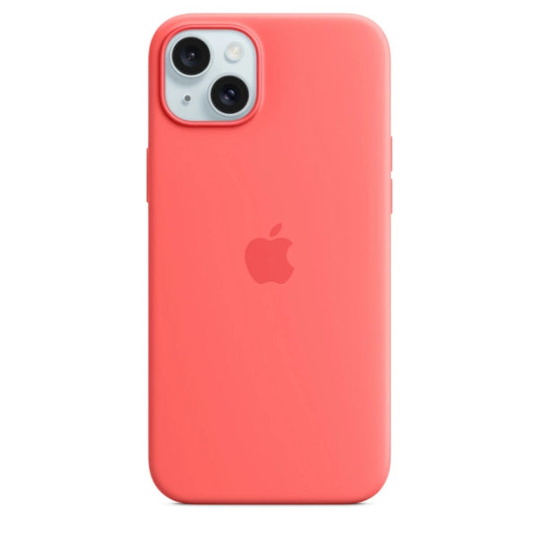 Capa de silicone Apple MT163ZM/A para iPhone 15 Plus - Goiaba (Guava)