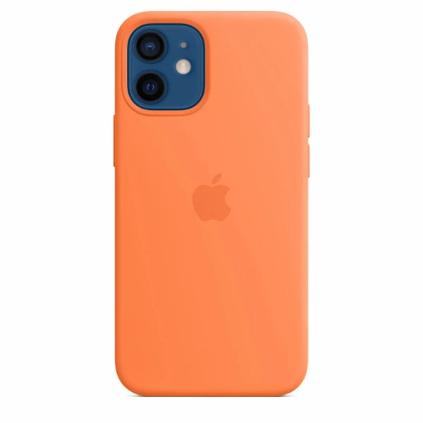 Capa de silicone Apple MHKN3ZM/A para iPhone 12 Mini - Kumquat