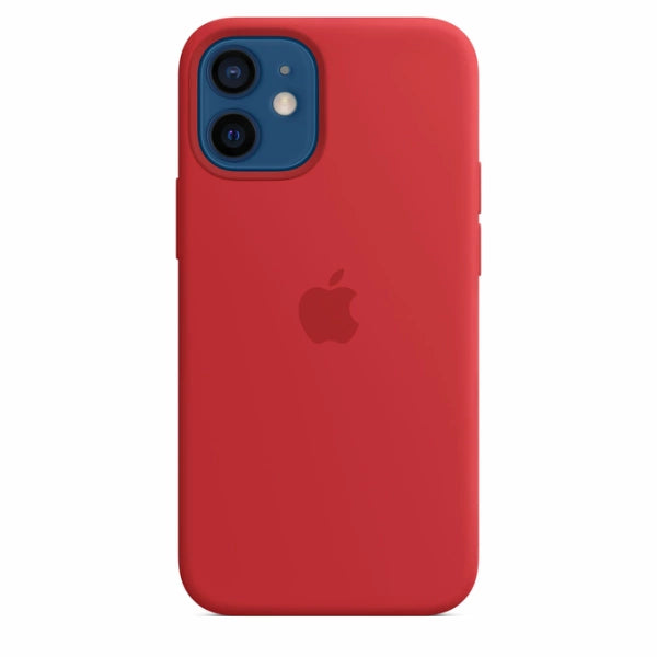 Capa de silicone Apple MHKW3ZM/A para iPhone 12 Mini - Vermelha