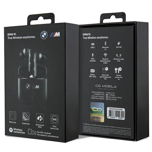 Auscultadores Bluetooth TWS BMW M – Edição Metal M