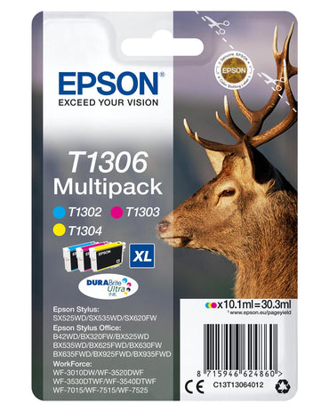 Epson Ink T1306 / C13T13064012 C,M,e Multipack - imagem 2
