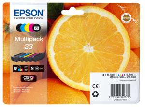 Epson Ink 33 / C13T33374011 BK,PBK,C,M,e Multipack - imagem 2