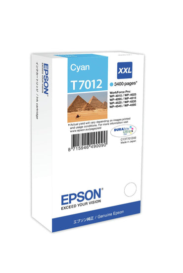 Epson Ink T7012 / C13T70124010 Cyan XXL - imagem 2