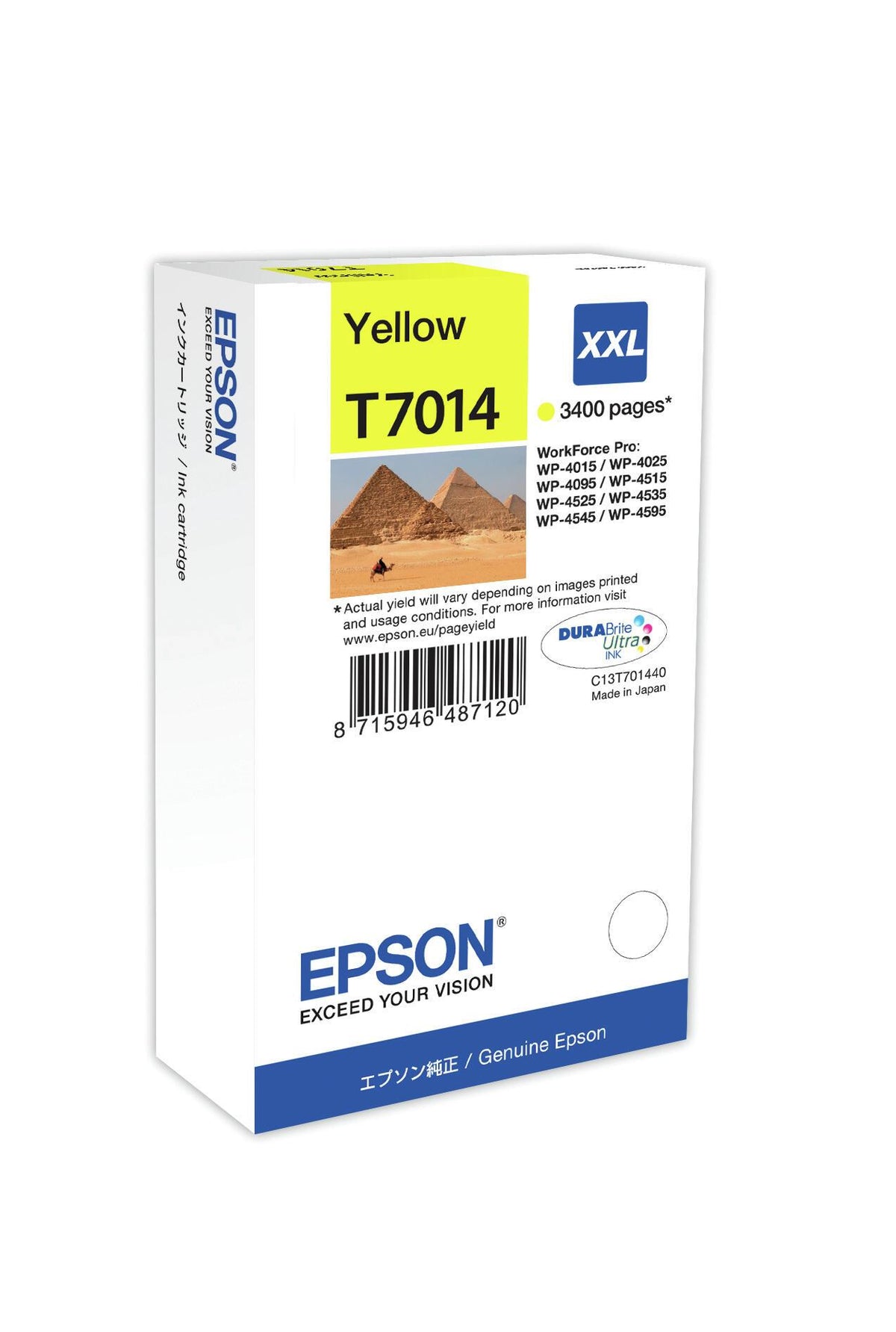 Epson Ink T7014 / C13T70144010 amarelo XXL - imagem 2