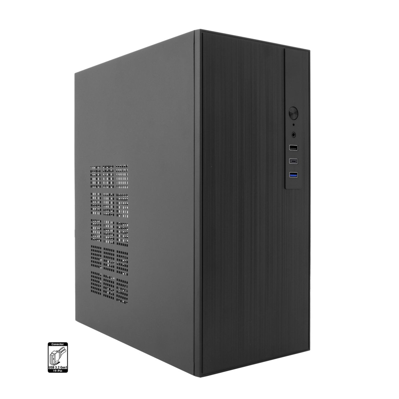 Caixa de Computador CoolBox Caja MATX M460 USB-C 3.2 GEN1 500W