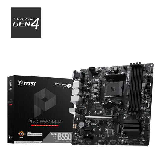 Placa-mãe MSI PRO B550M-P - Micro ATX
