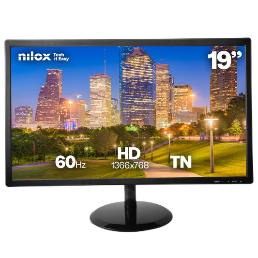 Monitor Nilox NXM19FHD22 19" 60Hz VGA HDMI