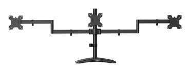 Suporte de secretária para 3 monitores Aisens DT27TSR-287/ giratório/ inclinação/ Swivel 10kg