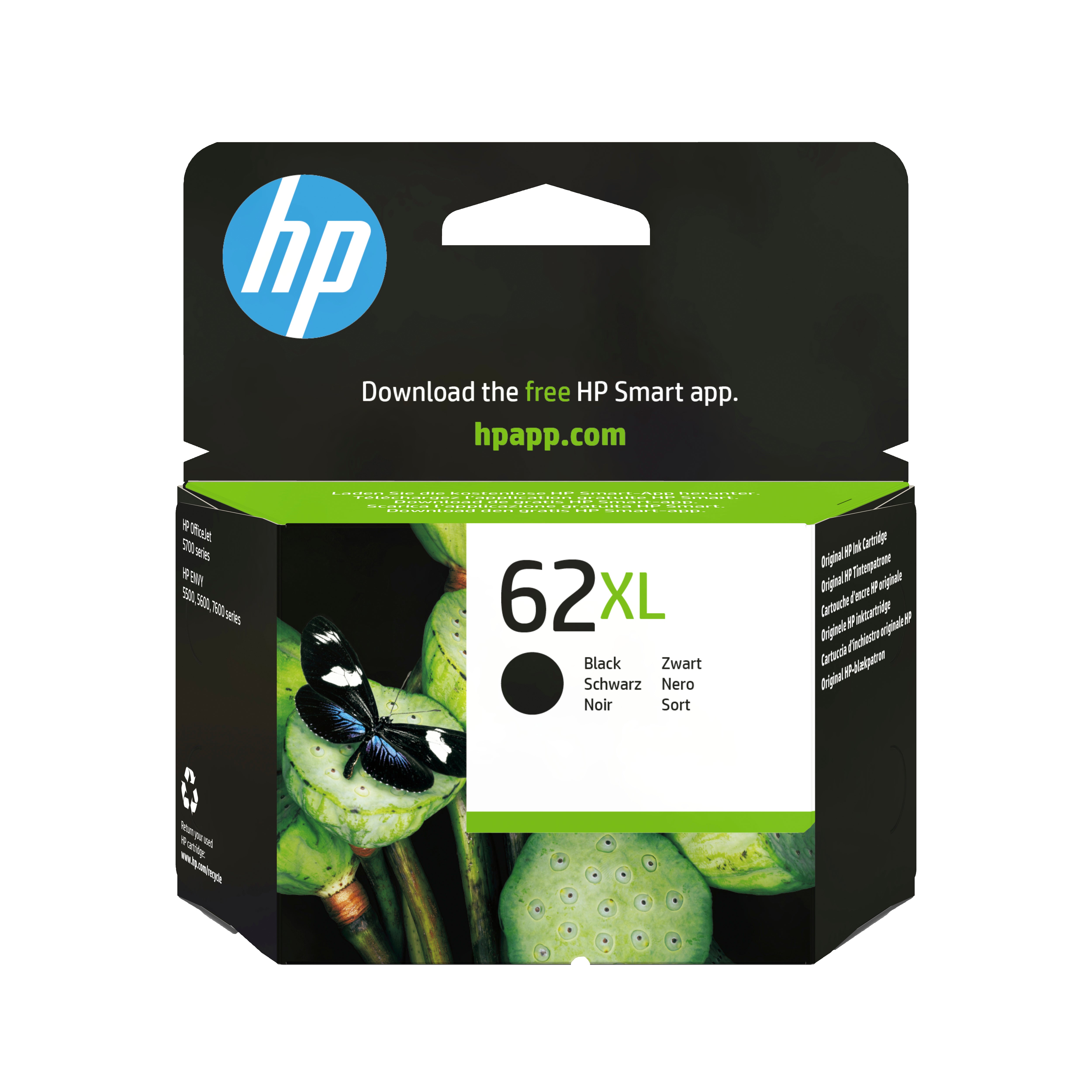 HP Ink 62XL / C2P05AE preto XL