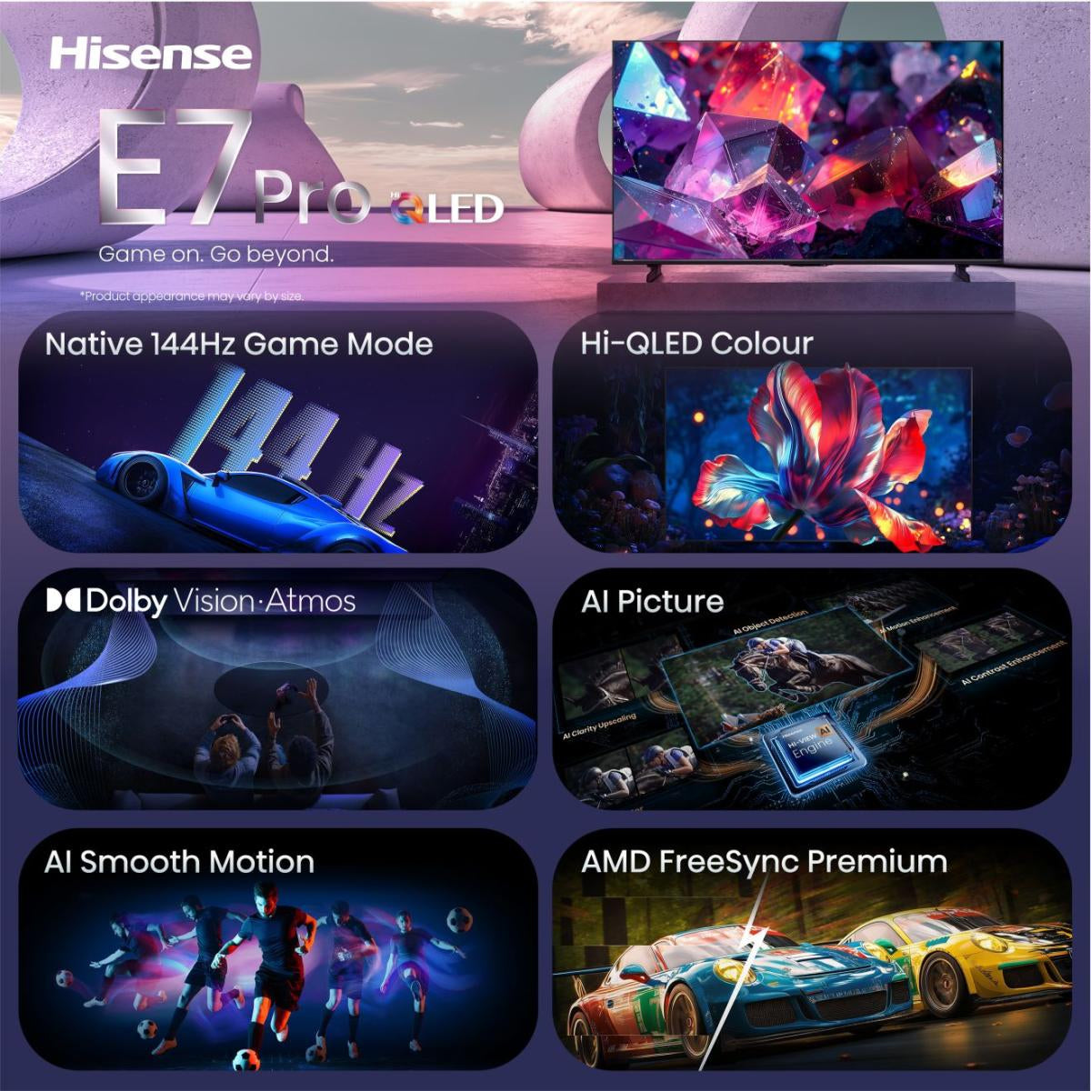 Televisão Hisense 85E7S - Hisense
