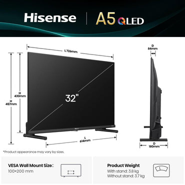 Televisão Hisense 32A5NQ - Hisense