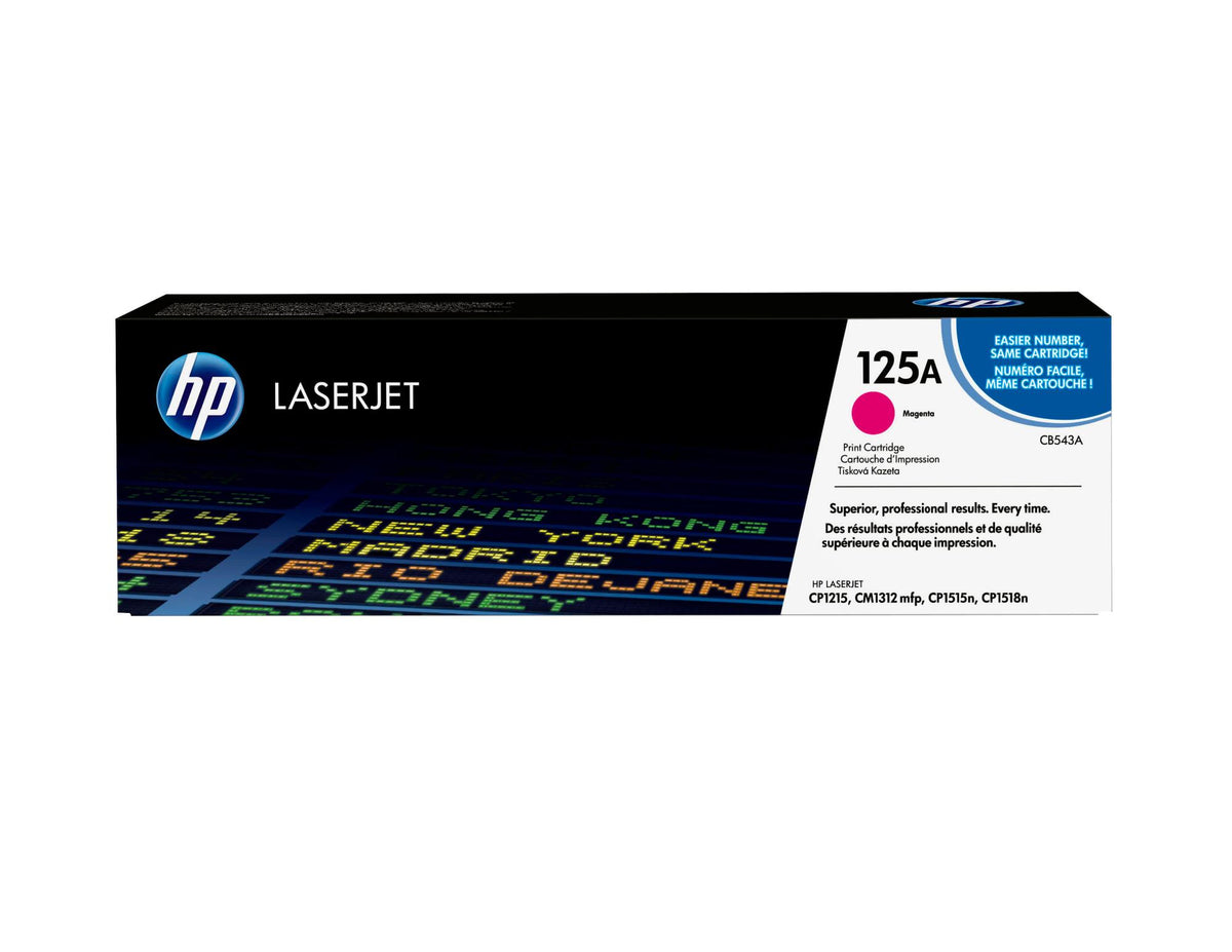 HP Toner 125A / CB543A Magenta Standard - imagem 2