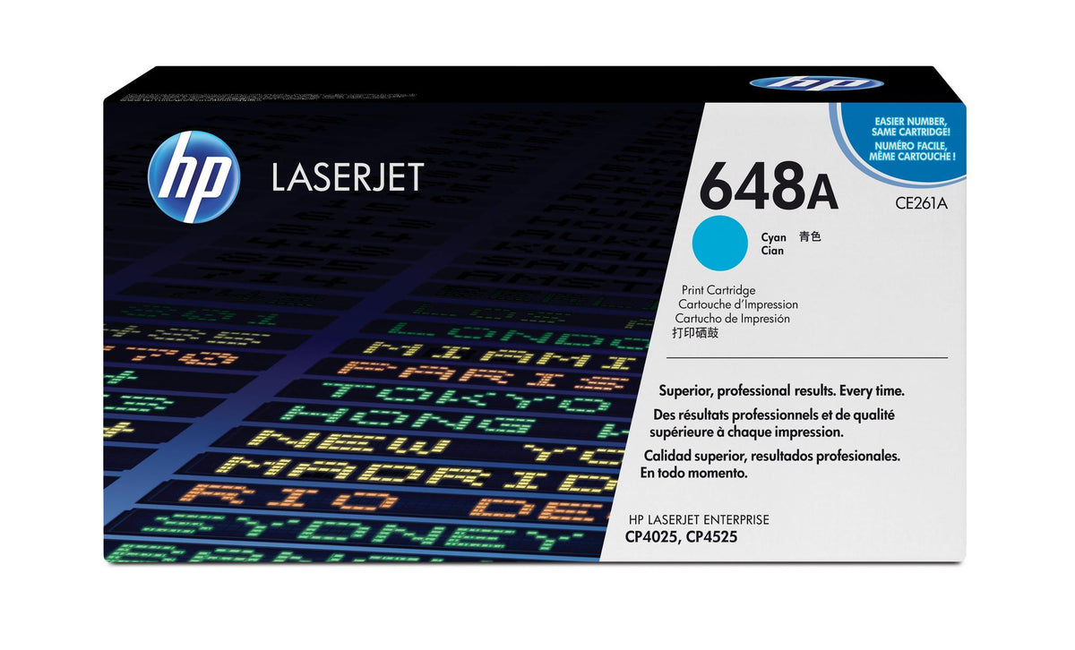 HP Toner 648A / CE261A Cyan Standard - imagem 2