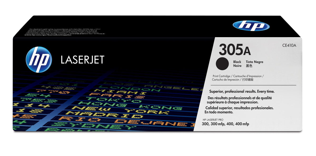 HP Toner 305A / CE410A preto Standard - imagem 2