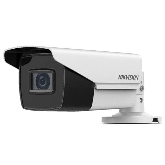 Câmara Bullet 2MP 4 em 1 varifocal motorizada 2.7-13.5mm Ultra Baixa Luminosidade IP67 IR70 Hikvision