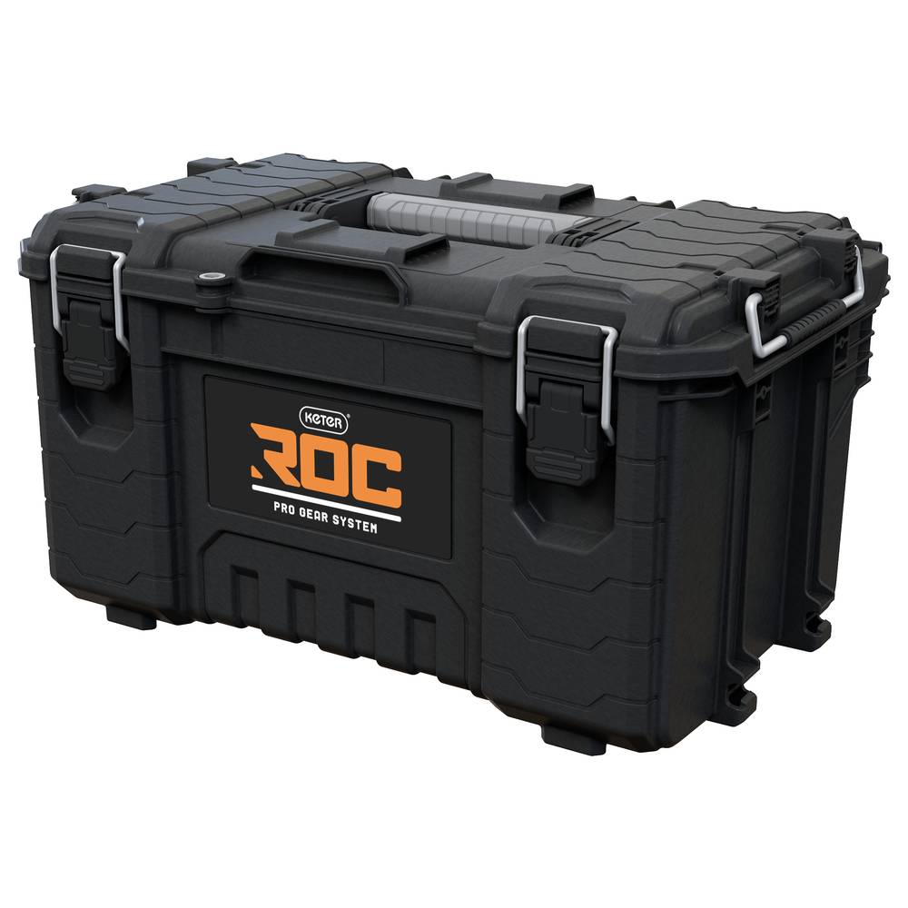 Conjunto de caixa de ferramentas KETER 256982 ROC PRO em plástico preto