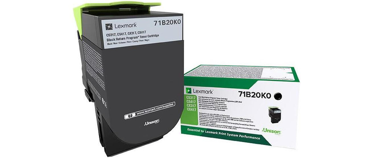 Lexmark Toner 71B20K0 preto Standard