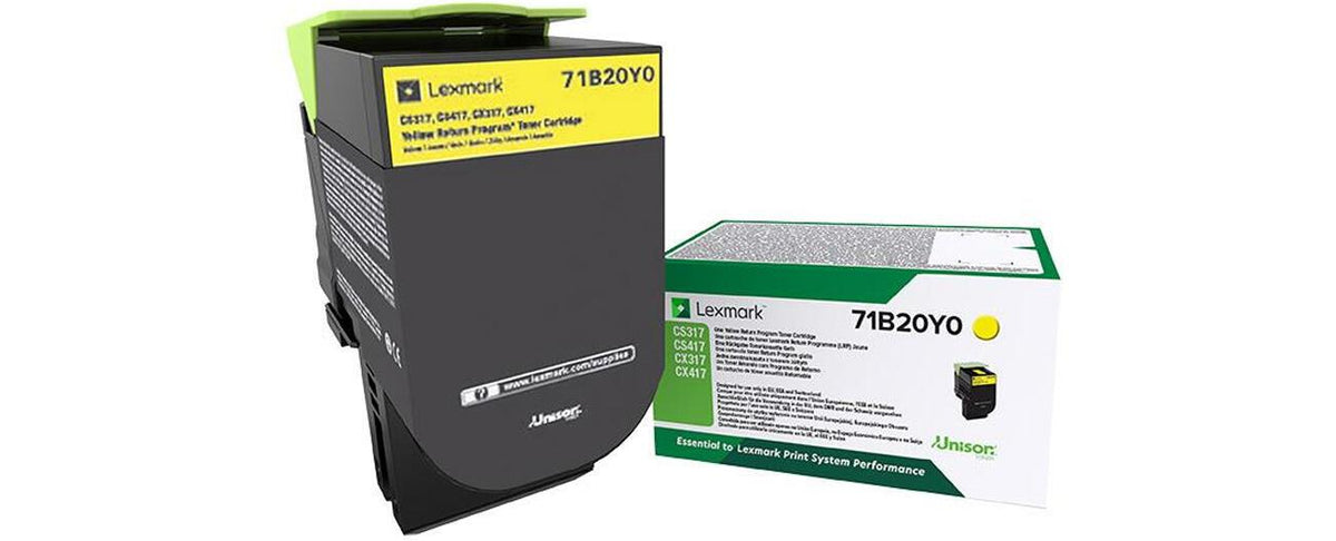Lexmark Toner 71B20Y0 amarelo Standard