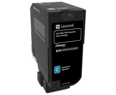 Lexmark Toner 84C2HCE Cyan Standard