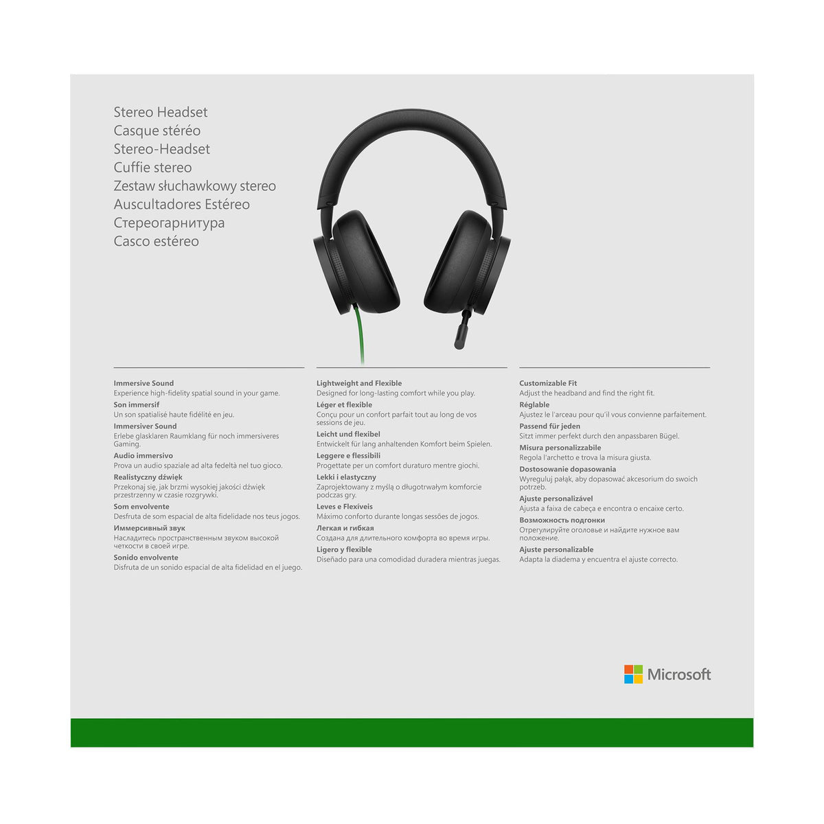 Auscultadores Microsoft XBSHBK / 8LI-00002 preto - imagem 10