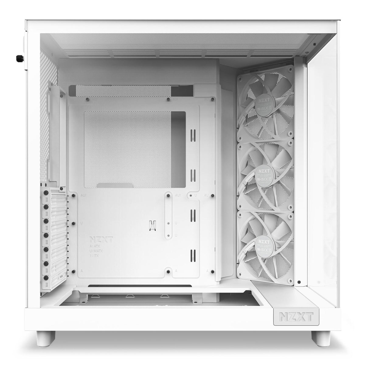Caixa de Computador Nzxt H6 Flow / CC-H61FW-01 branco - imagem 12