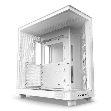 Caixa de Computador Nzxt H6 Flow / CC-H61FW-01 branco - imagem 2