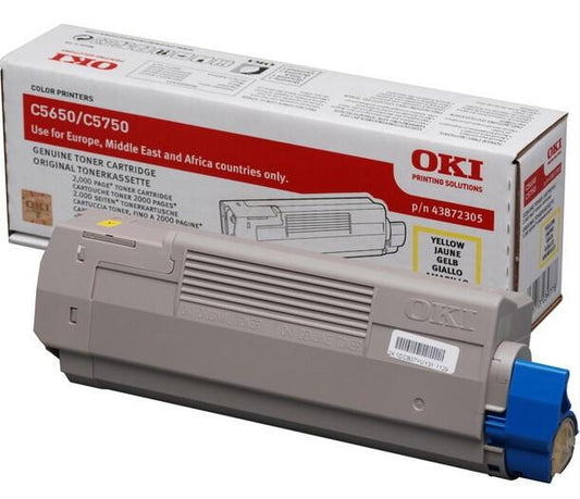 OKI Toner 43872305 amarelo Standard