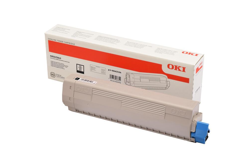 OKI Toner 46443104 preto XL