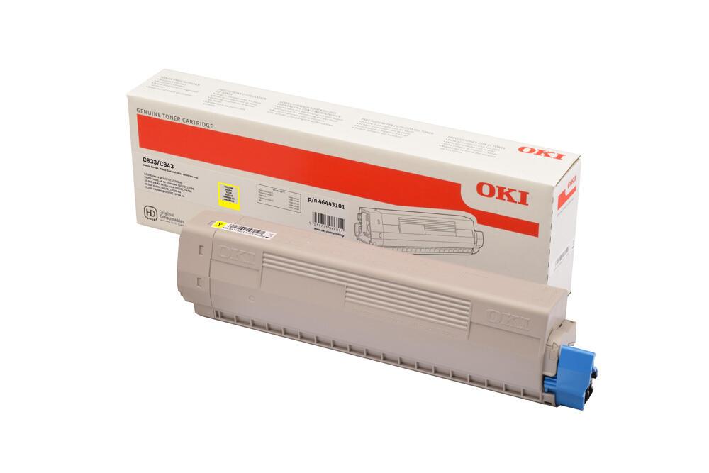 OKI Toner 46443101 amarelo XL