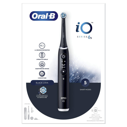 Escova de Dentes Elétrica Oral-B iO Série 6 A.I. / 409120 preto