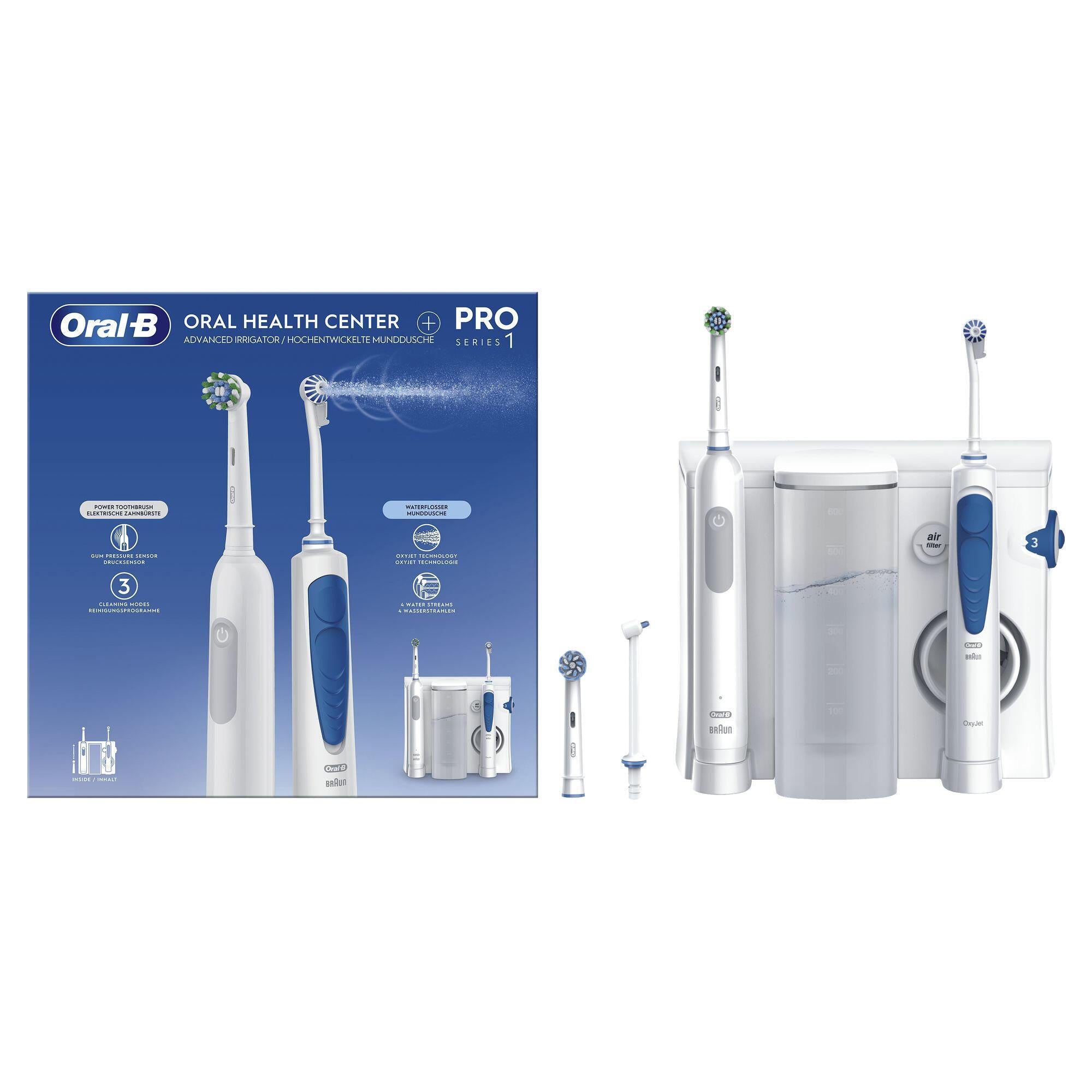 Escova de Dentes Elétrica Oral-B Oral Health Center und Pro 1 / 840825 azul, branco