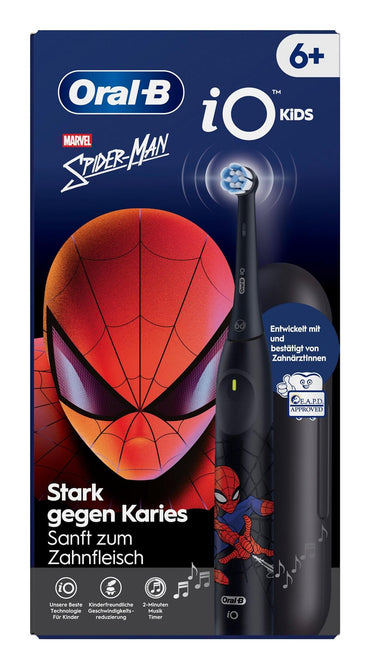 Escova de Dentes Elétrica Oral-B iO Kids Spiderman 6+ mit Etui / 932820 preto - imagem 2