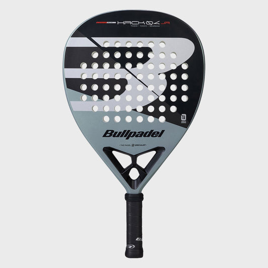 Raquete de Padel Bullpadel Hack 04 Junior 2026 (Paquito Navarro) — Preto e Cinzento