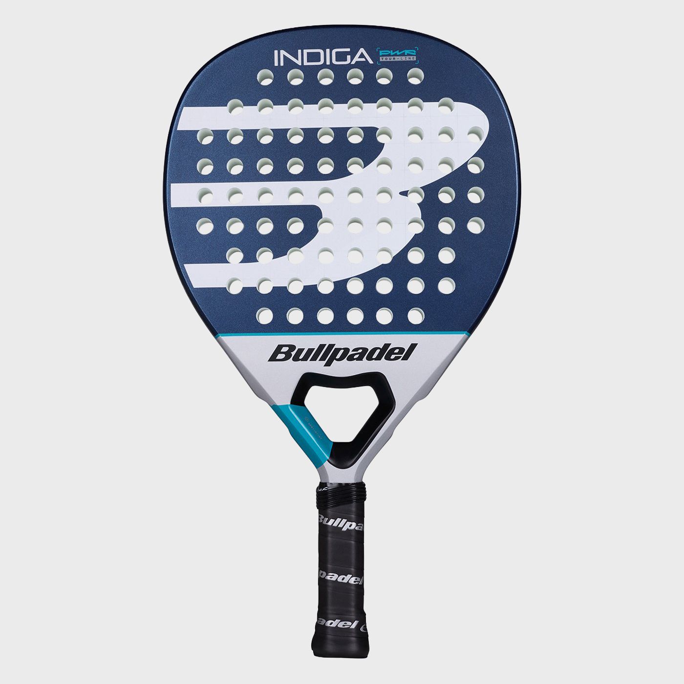 Raquete de Padel Bullpadel Indiga Power 2026 — Branco e Azul