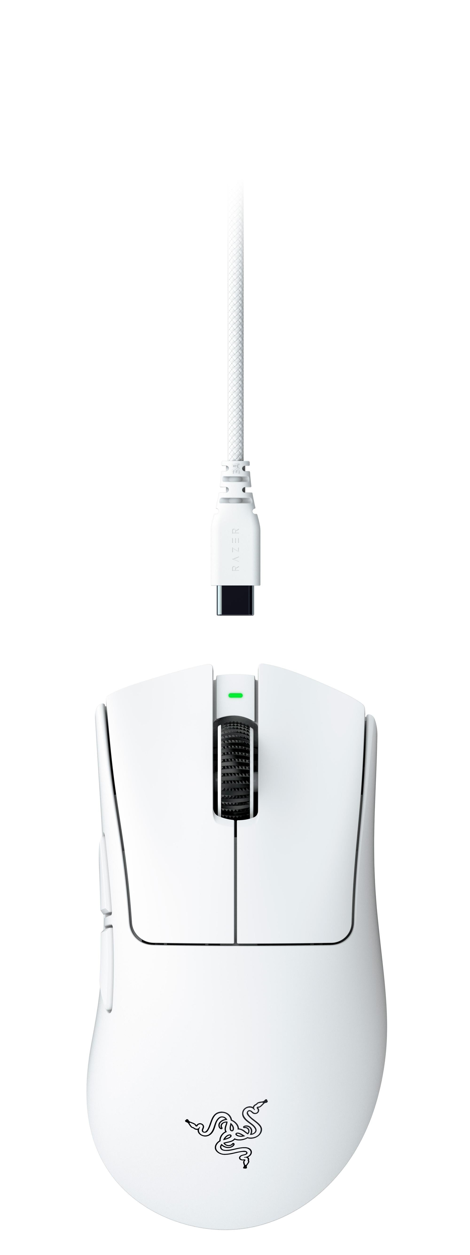Rato Razer DeathAdder V4 Pro / RZ01-05330200-R3G1 branco Standard