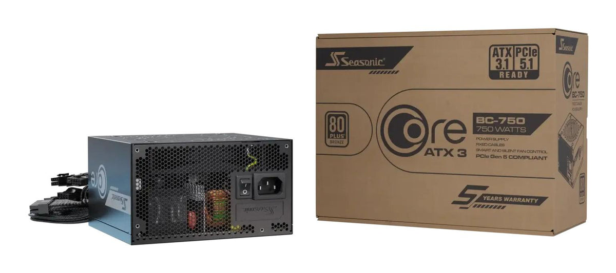 Fonte de Alimentação Seasonic Core BC-750 / SRP-CBC751-A5A51JF preto - imagem 11