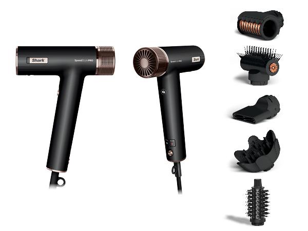 Secador de Cabelo SharkNinja Shark SpeedStyle Pro 6-in-1 / HD752EU preto