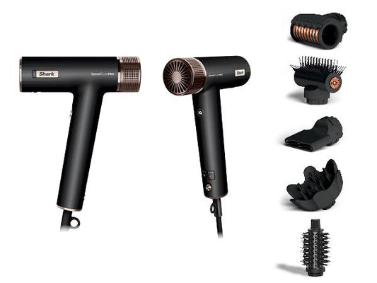 Secador de Cabelo SharkNinja Shark SpeedStyle Pro 6-in-1 / HD752EU preto