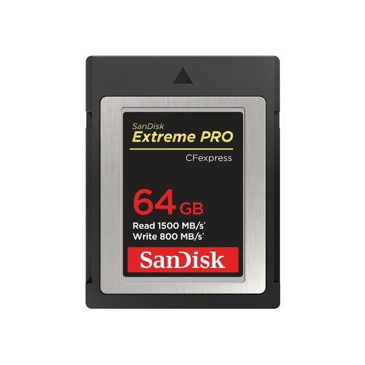 Cartão de Memória SanDisk CFexpress card Extreme PRO CFexpress 64GB / SDCFE-064G-GN4NN preto