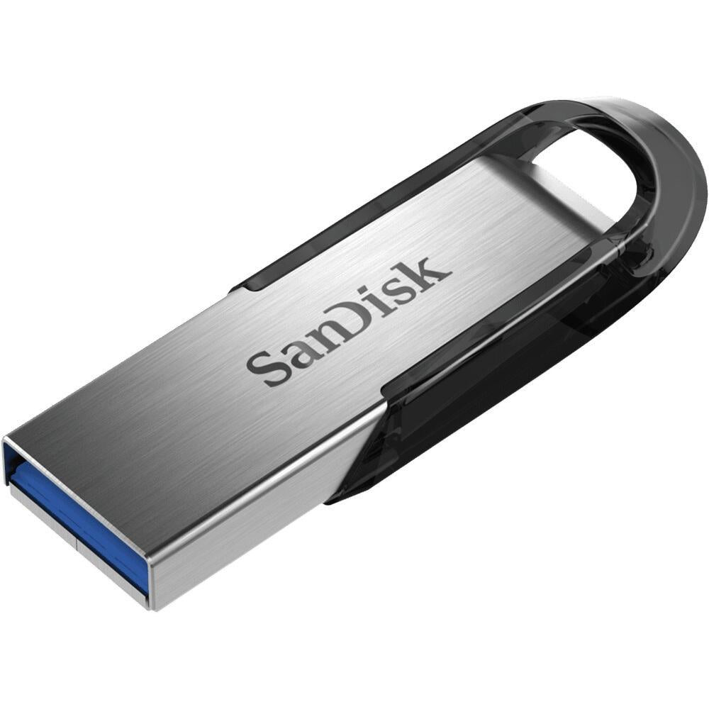 Pen USB SanDisk Ultra Flair 256GB / SDCZ73-256G-G46 preto, prateado