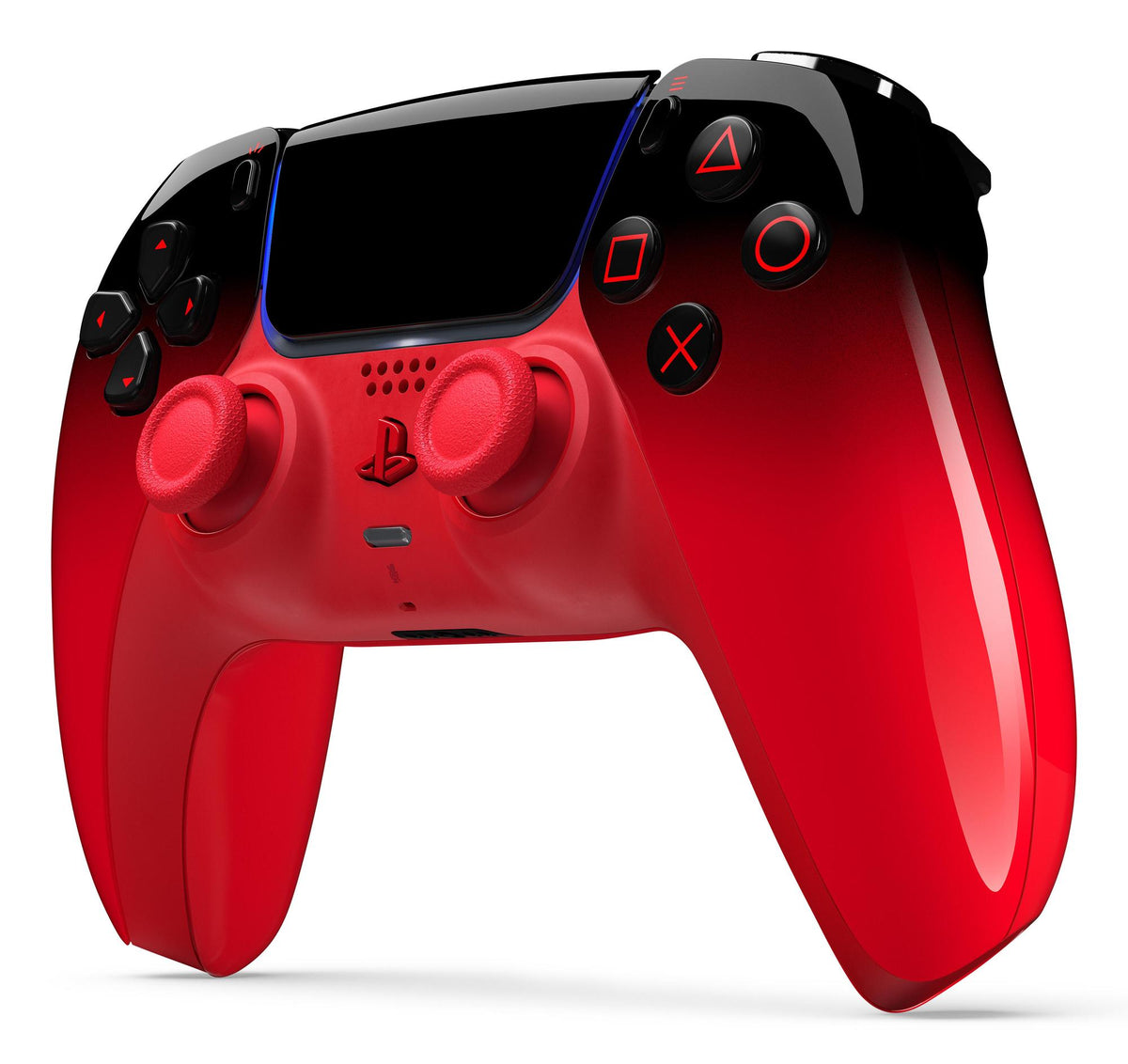 Comando de jogos Sony DualSense Techno vermelho / 1000048530 vermelho, preto - imagem 4