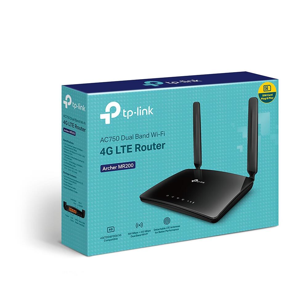 Router TP-Link MR200 V4 / ARCHER MR200 V4 preto - imagem 10