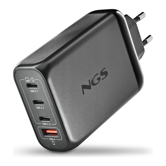 NGS ULTRARAPIDO140W carregador de 4 portas 3USB-C 1 US