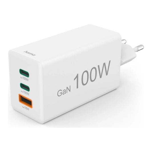 Carregador Hama USB-C USB-A 100W / 00201997 branco