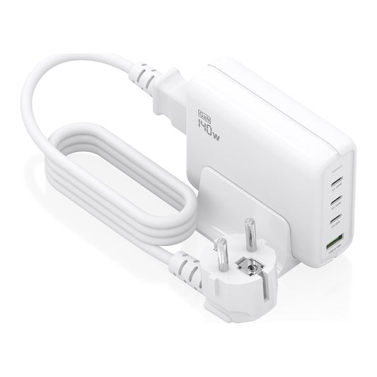 Carregador de secretária Aisens GaN ASCH-140W4P055-W 3xUSB-C 1xUSB 140W
