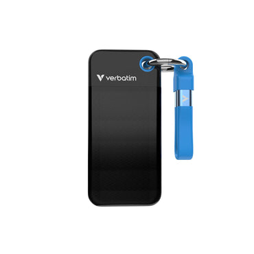 Disco SSD Verbatim External Pocket 1TB / 32191 preto, azul - imagem 2