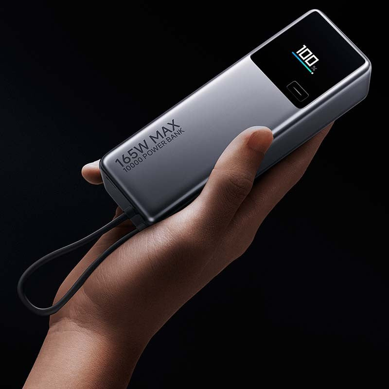 Power bank xiaomi 165w 10000mah com cabo integrado gl
